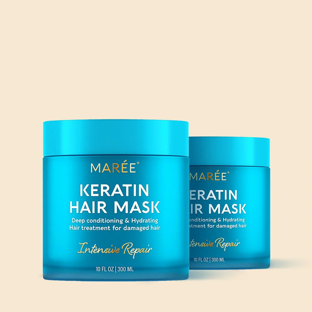 Keratin Hair Mask for Damaged & Frizzy Hair