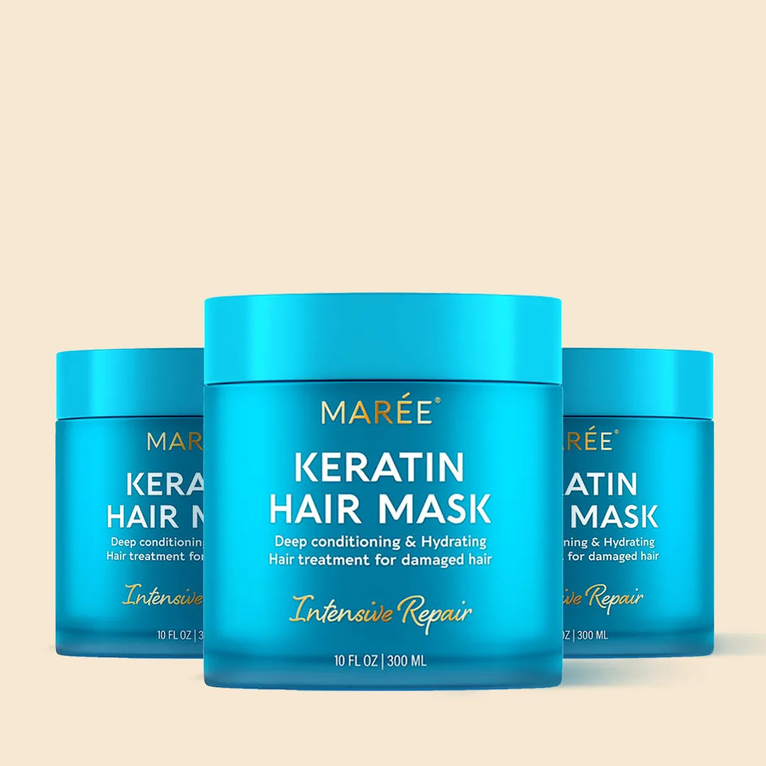 Keratin Hair Mask for Damaged & Frizzy Hair